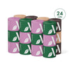 Amazon Aware Bamboo 3-Ply Toilet Paper, Unscented, 24 Rolls, FSC Certified, 350 Sheets, 8400 Count, Pack of 24, Plastic-Free