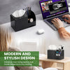 Plastic Square Tissue Box Cover, Multi-Functional Tissue Holder, Black