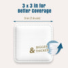 Ourmed Life Large Cotton Pads for Face, 3 x 3 Makeup Remover Pads, 240 ct