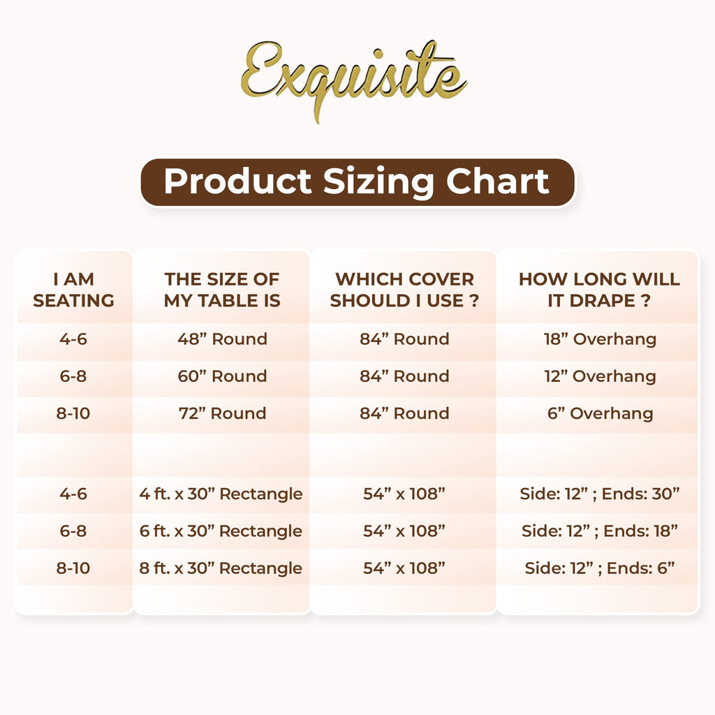 Exquisite Ivory Plastic Table Cloth Disposable 12 Pack, 54 x 108 Inch