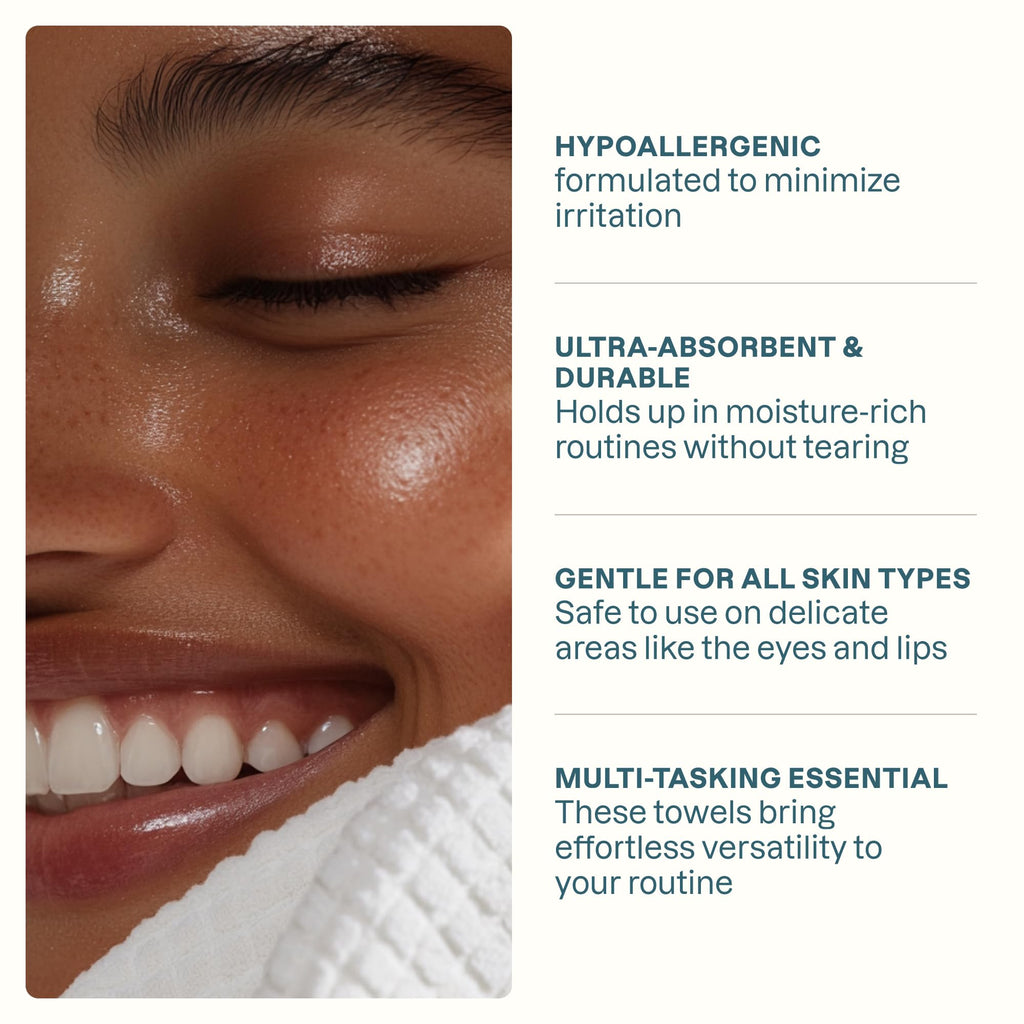 Cliganic Face Towels XL, Disposable Makeup Remover, Soft Dry Wipes, 300 ct