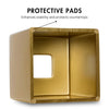 Yew Design Gold Square Tissue Box Cover