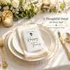 48 Pack For Your Happy Tears Wedding Tissues, Individually Wrapped