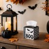 Halloween Tissue Box Cover Square - Hey Boo - Halloween Party Decorations.