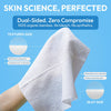 FOMIN Disposable Face Towels - 50 Count XL Biodegradable Facial Towelettes