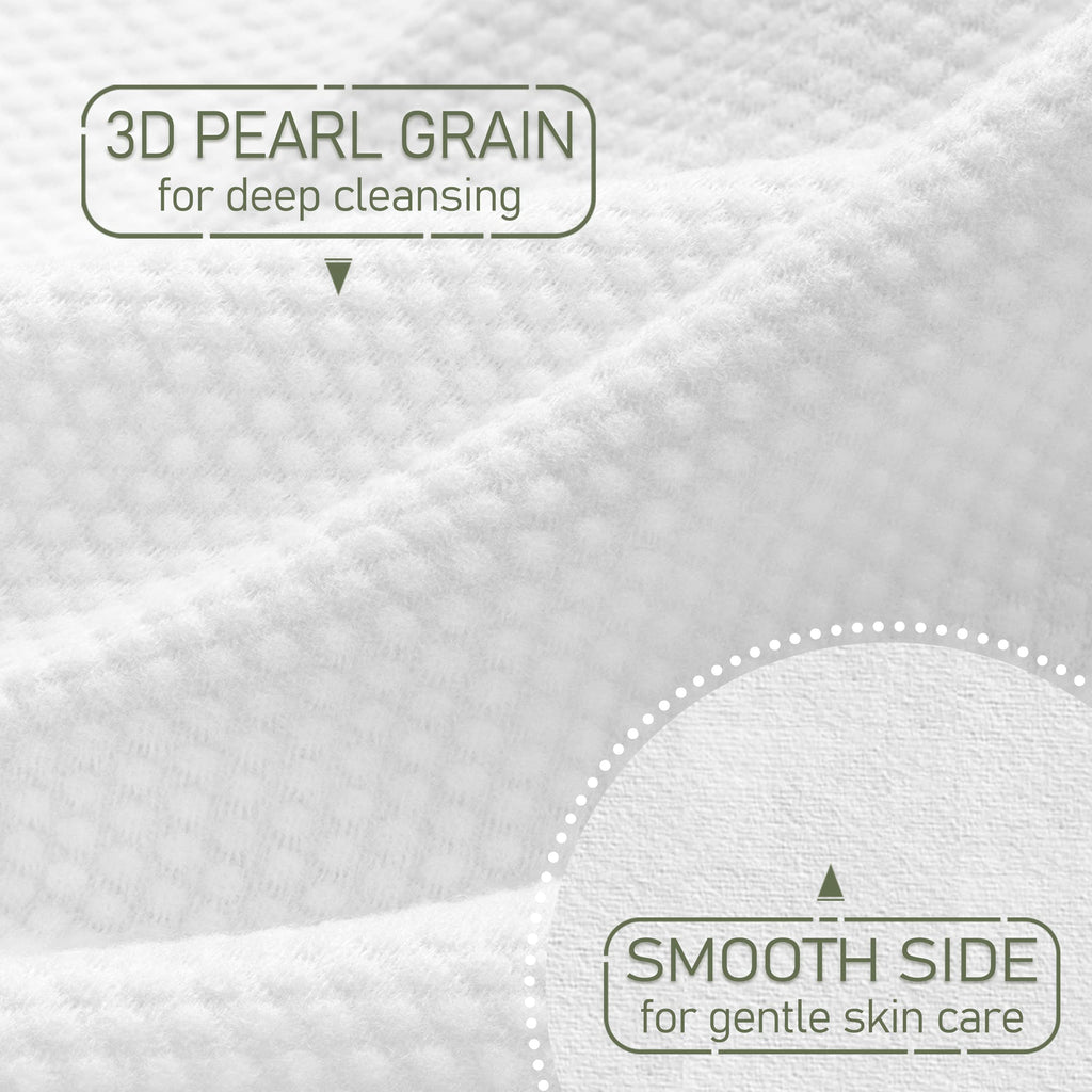 WOWOTEX Disposable Face Towels, Ultra Soft Thick Clean Facial Towels 4 Box