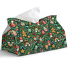 PaJiaNi Green Christmas Tissue Box Cover Rectangle for Winter Holiday Decor