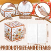 Fourluoo 12 Pack Spring Wildflower Floral Facial Tissues Cube Boxes 600 Sheets 3 Ply Small Flower Square Face Tissues Bulk for Spring Summer Car Bedroom Party Supplies