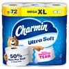 Charmin Ultra Soft Toilet Paper, 12 Mega XL Rolls = 72 Regular Rolls