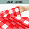 misaya 4 Packs 54 x 78 Inch Checkered Disposable Table Cloth