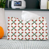 PaJiaNi Red Green Christmas Tissue Box Cover Rectangle for Holiday Decor