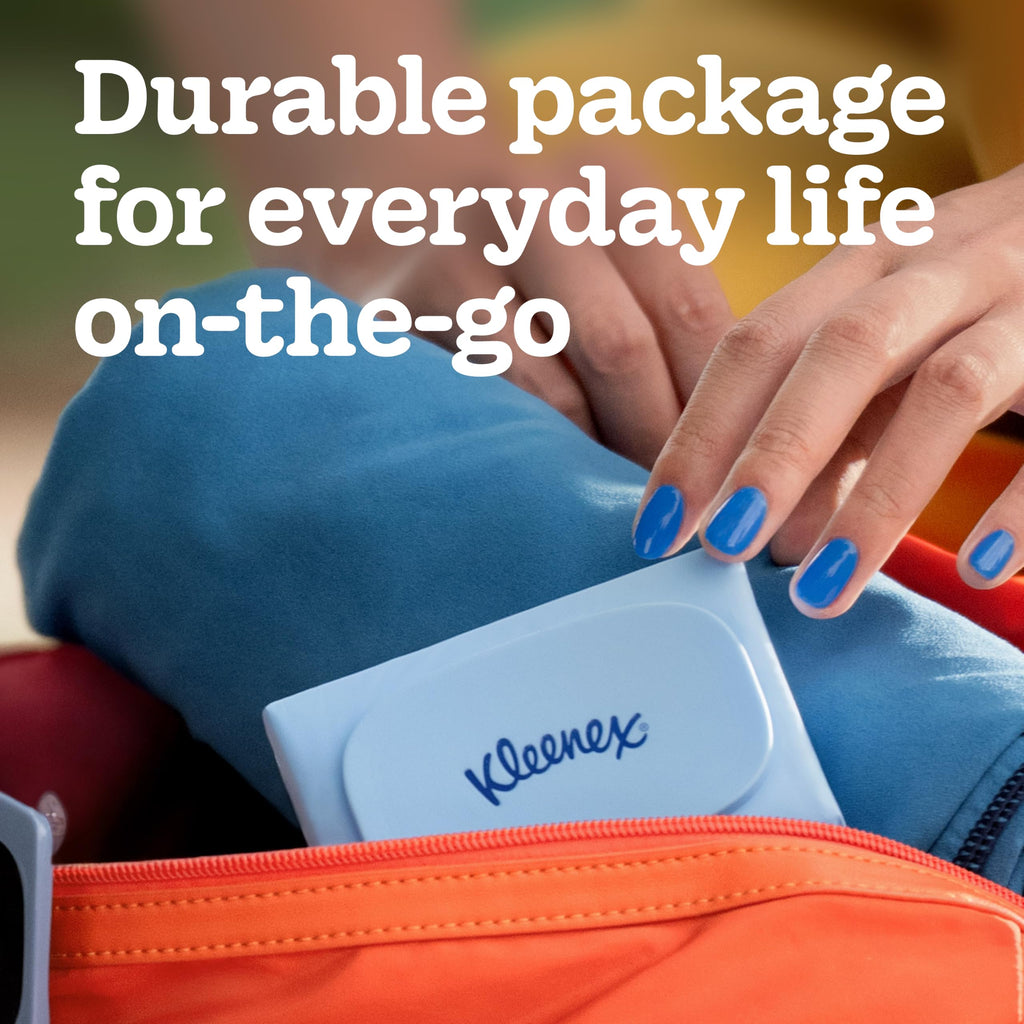 Kleenex Snap & Go Ultra Soft Facial Tissues, 1 On-the-Go Pack, 25 Tissues per Pack, 3-Ply, Packaging May Vary