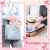 TaoBary 24 Pack Small Facial Tissue Box 2 Ply Pink Bow for Car Desk
