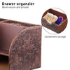 Tissue Box Cover with Drawer Organizer and Storage Tray,Cube Tissue Holder
