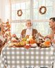 Smiry Disposable Rectangle Plastic 54 x 108 Inch Table Cloth 3 Pack