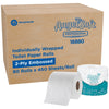 Angel Soft Professional Series by Georgia-Pacific PRO 2-Ply Embossed Toilet Paper, White, Individually Wrapped, 450 Sheets Per Roll, 80 Toilet Tissue Rolls Per Case, 16880