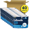Cottonelle Ultra Clean Toilet Paper, 40 Family Mega Rolls=220 Regular Rolls