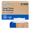 Surpass Facial Tissue, Bulk, 60 Boxes x 125 Tissues (21390)