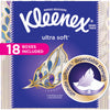 Kleenex Ultra Soft Facial Tissues, Cube Box, 75 Tissues per Cube Box, 18 Packs