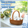Therwen 100 Pack Pocket Tissues Travel Bulk 1000 Sheet, Butterfly