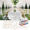 Plastic Table Cloth Disposable, 54In X 300Ft White Table Cover Roll