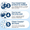 Clean Skin Club Clean Towels XL®, 100% USDA Biobased Face Towel, Disposable Face Towelette, Eczema Association Accepted, Makeup Remover Dry Wipes, Ultra Soft, 50 ct per pack, 4 Packs, 200 Ct Total