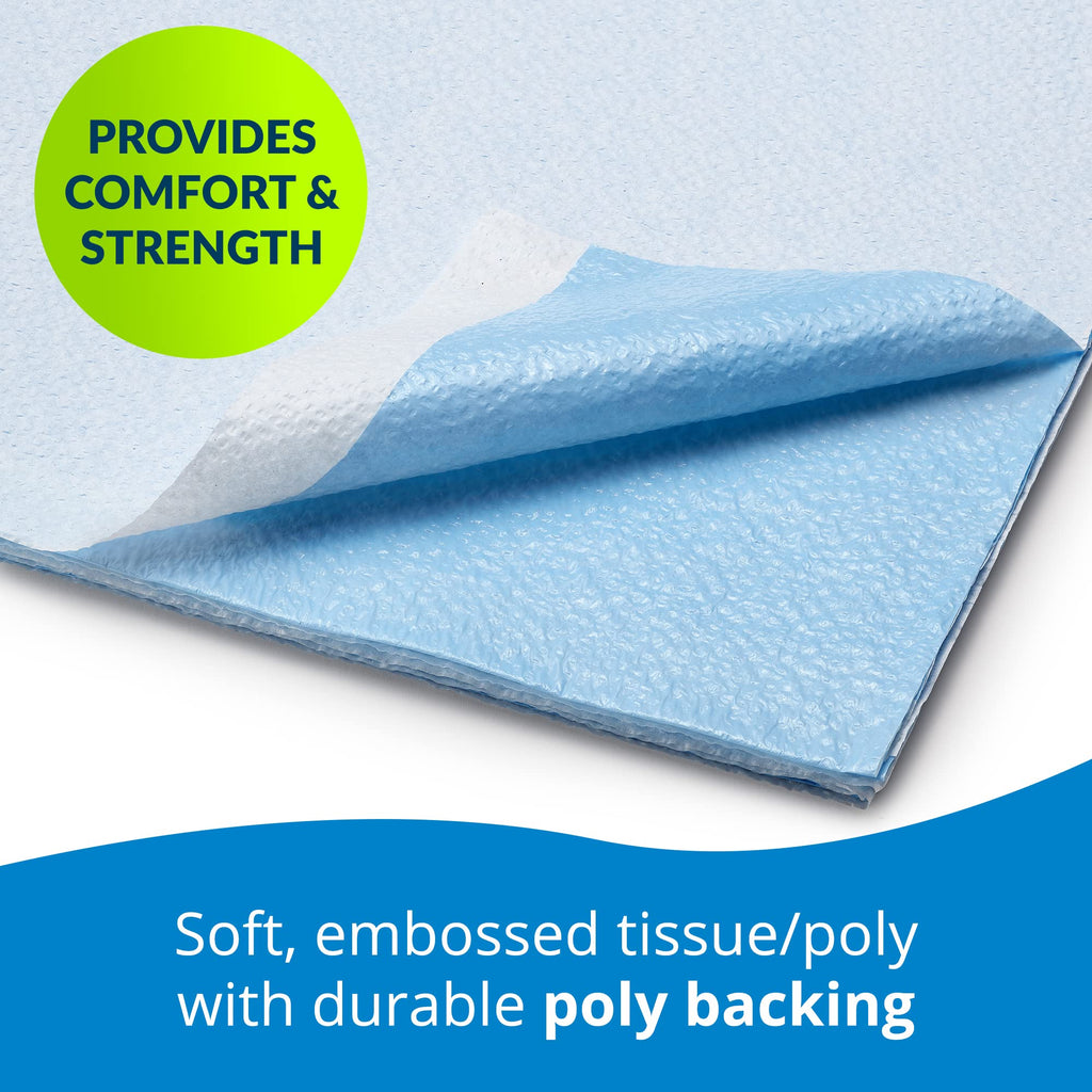 TIDI 356 Avalon Disposable Stretcher Sheet, 40 in x 60 in, 100 Count