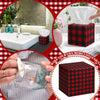 Fourluoo Tissues, Red, Black, Buffalo Plaid