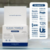 Clean Skin Club Clean Towels XL®, 100% USDA Biobased Face Towel, Disposable Face Towelette, Eczema Association Accepted, Makeup Remover Dry Wipes, Ultra Soft, 50 ct per pack, 4 Packs, 200 Ct Total