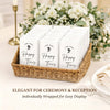48 Pack For Your Happy Tears Wedding Tissues, Individually Wrapped