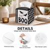 Halloween Tissue Box Cover Square - Hey Boo - Halloween Party Decorations.