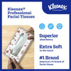 Kleenex Professional Facial Tissue, Bulk, 48 Boxes x 125 Tissues (21606)