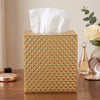 Gold Tissue Box Cover,Tissue Box Cover Square,Gold Tissue Box Holders,Tissue Holder for Bathroom Accessories,Bathroom Tissue Holders