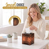LUXMODE Handmade Metal Brown Tissue Box Cover – Square – 5x5x5.25 Inch – Open Bottom - Modern Tissue Holder for Bathroom, Living Room, Bedroom & Office Décor