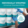 Angel Soft Professional Series by Georgia-Pacific PRO 2-Ply Embossed Toilet Paper, White, Individually Wrapped, 450 Sheets Per Roll, 80 Toilet Tissue Rolls Per Case, 16880
