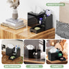 Plastic Square Tissue Box Cover, Multi-Functional Tissue Holder, Black
