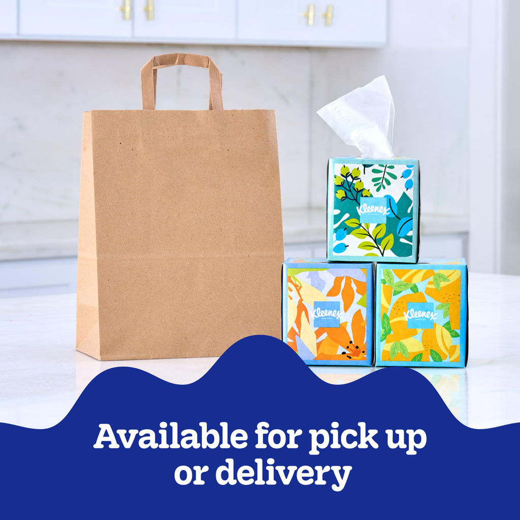 Kleenex Lotion Facial Tissues, 8 Flat Boxes, 180 Tissues per Box
