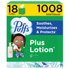 Puffs Facial Tissues Plus Lotion, 18 Cube Boxes, 56 Facial Tissues per Box, Allergies and Colds (Packaging May Vary)