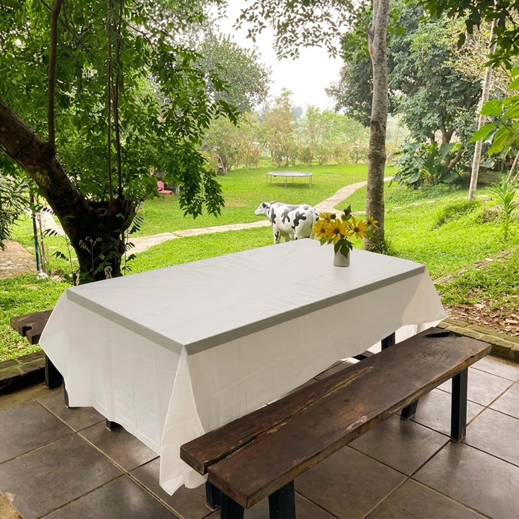 ANECO 100% Compostable Tablecloths (54''x108'', 3 Count)