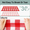misaya 4 Packs 54 x 78 Inch Checkered Disposable Table Cloth