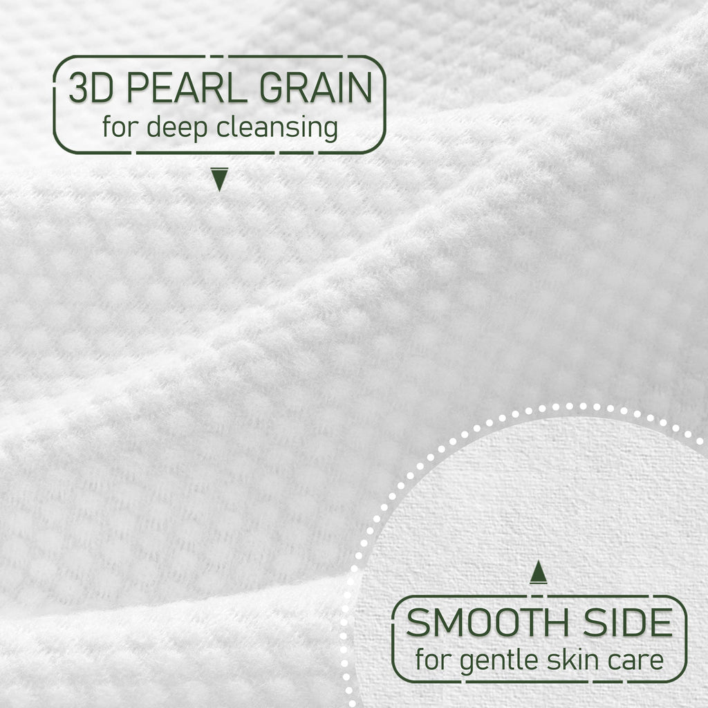 Christmas Style WOWOTEX Disposable Face Towels 60 Count Large Dry Wipes