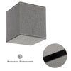Sumnacon Square Linen Tissue Box,Magnetic Bottom Cover Tissue Box Holder
