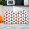 PaJiaNi Red Floral Tissue Box Cover Rectangle for Winter Christmas Decor