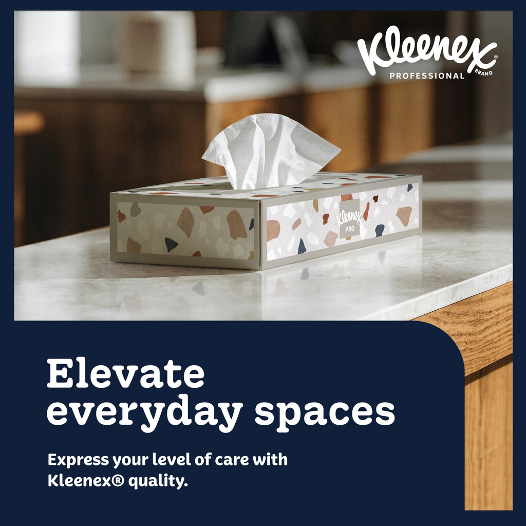 Kleenex Professional Facial Tissue, Bulk, 48 Boxes x 125 Tissues (21606)