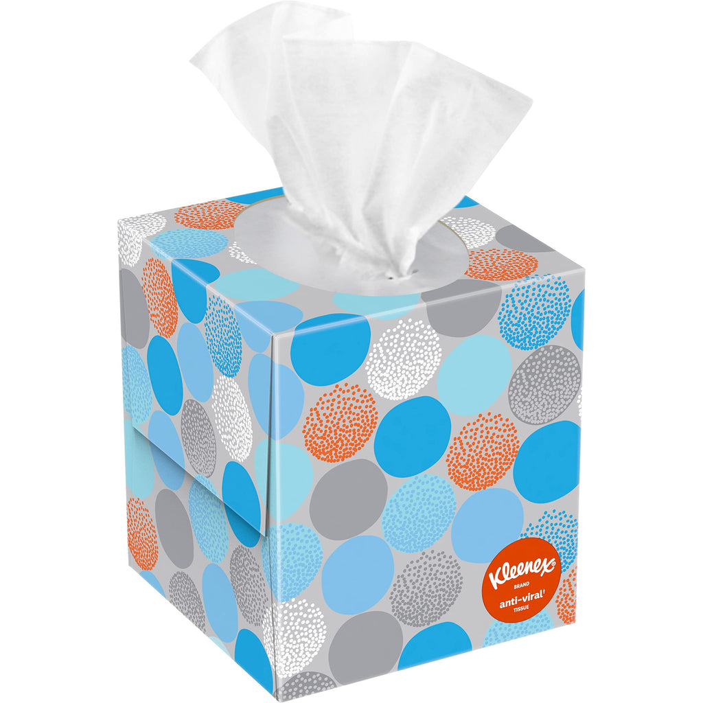 Kleenex Anti-Viral Facial Tissue, 55 Sheets/Bx, 27 Boxes