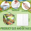 Fourluoo 12 Pack Floral Facial Tissues Cube Boxes, 600 Sheets 3 Ply