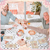 Yeaqee 100 Pcs Boho Napkins Paper Guest Towels, Multicolor