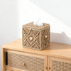 KaloKalo Tissue Box Cover Decorative Square Paper Holder for Bathroom