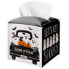 Halloween Tissue Box Cover Square, Ghost Pumpkin Tissue Box for Halloween.