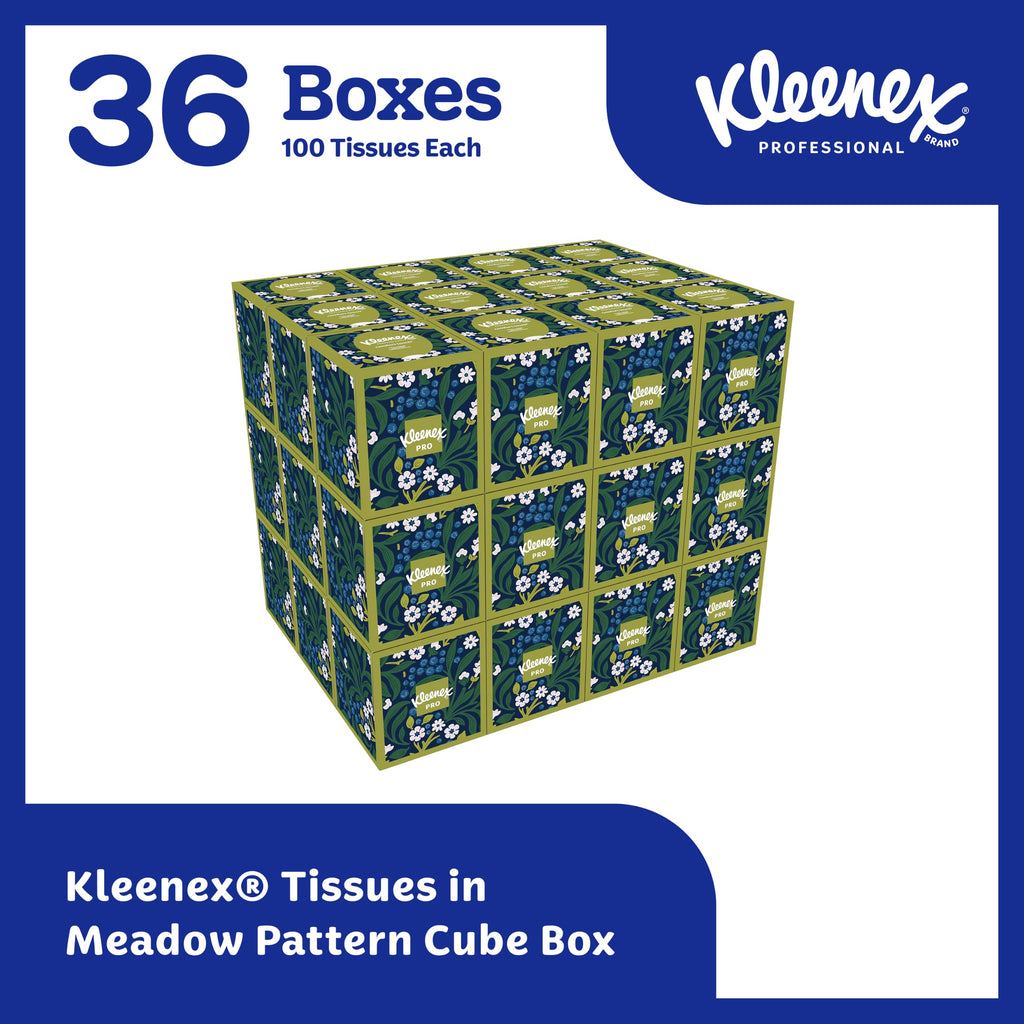 Kleenex Professional Facial Tissue, Bulk, 36 Boxes x 90 Tissues (21270)